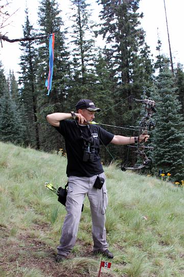 IMG_1356.jpg - The whitetail is about to experience the Hoyt/Easton combination.  Results are deadly....